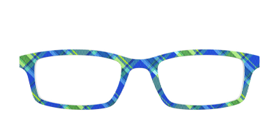 The Lime Plaid - Front Top Thumbnail - Pair Eyewear