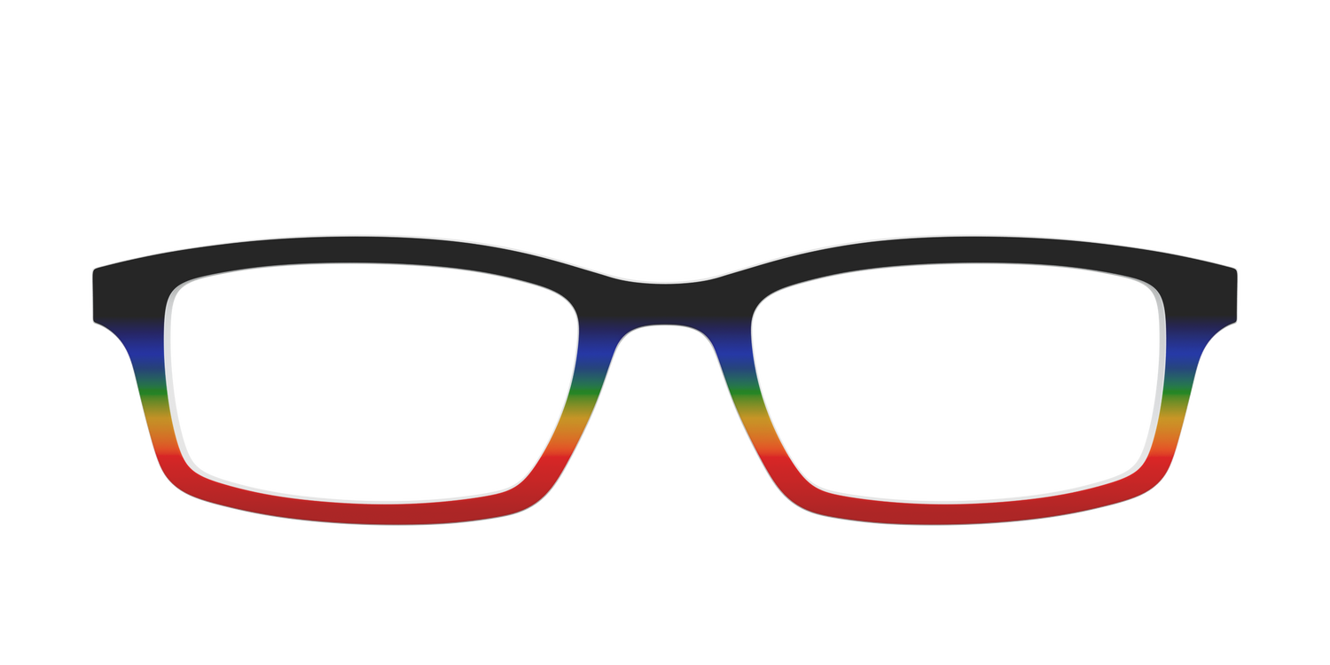 The Love Wins Gradient - Front Top Image - Pair Eyewear