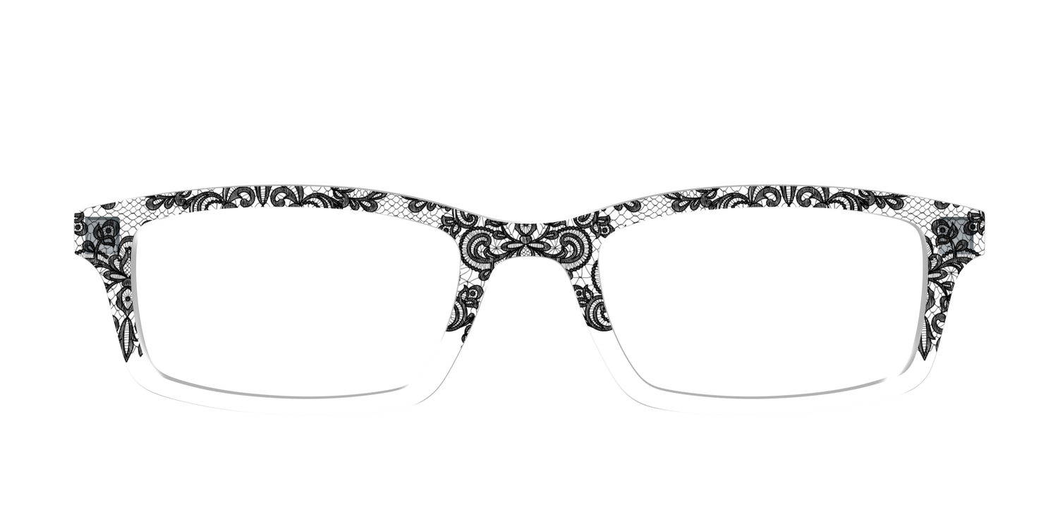 The Luxe Lace Crystal - Front Top Image - Pair Eyewear