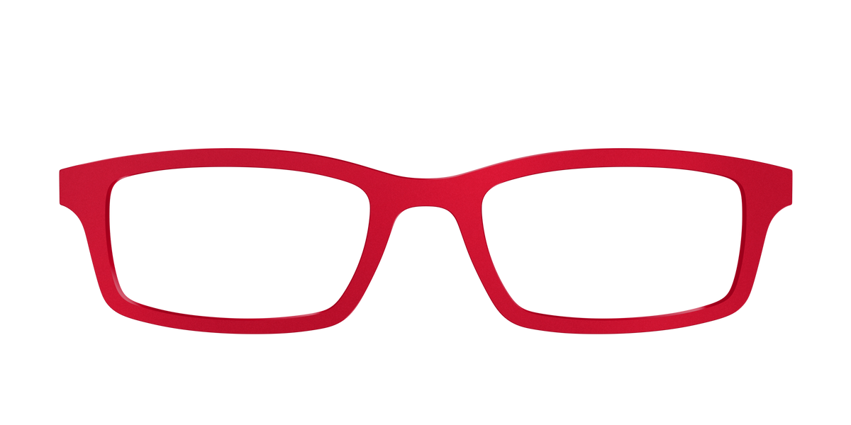 The Matte Red - Front Top Image - Pair Eyewear