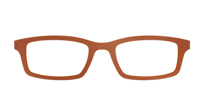 The Matte Sienna - Front Top Thumbnail - Pair Eyewear