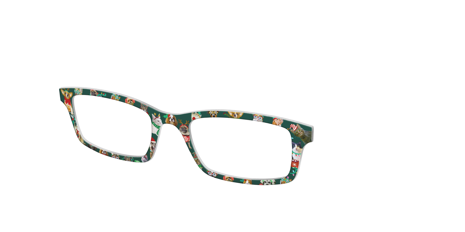 The Meowy Christmas - Angle Top Image - Pair Eyewear