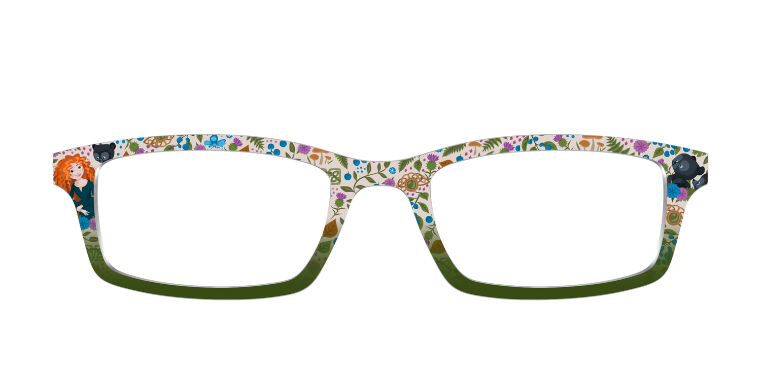 Merida's Brave and Bold Floral - Front Top Image - Pair Eyewear