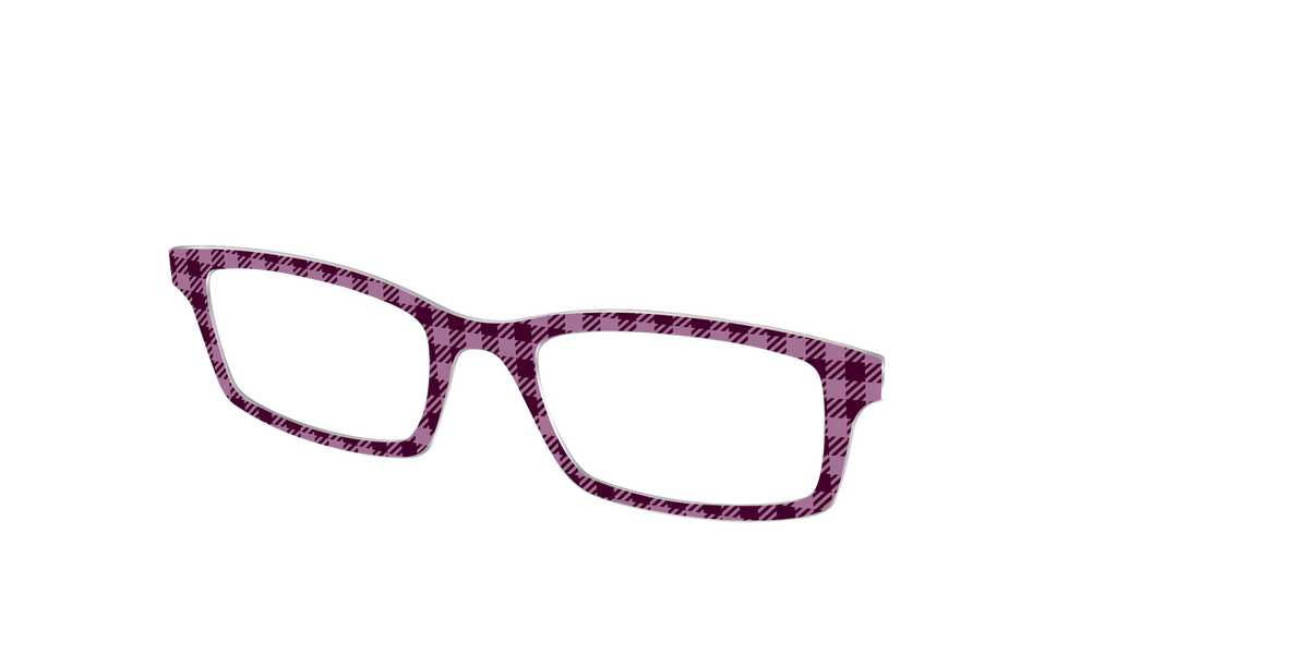 The Merlot Gingham - Angle Top Image - Pair Eyewear
