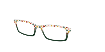 The Merry Mod Check - Angle Top Thumbnail - Pair Eyewear