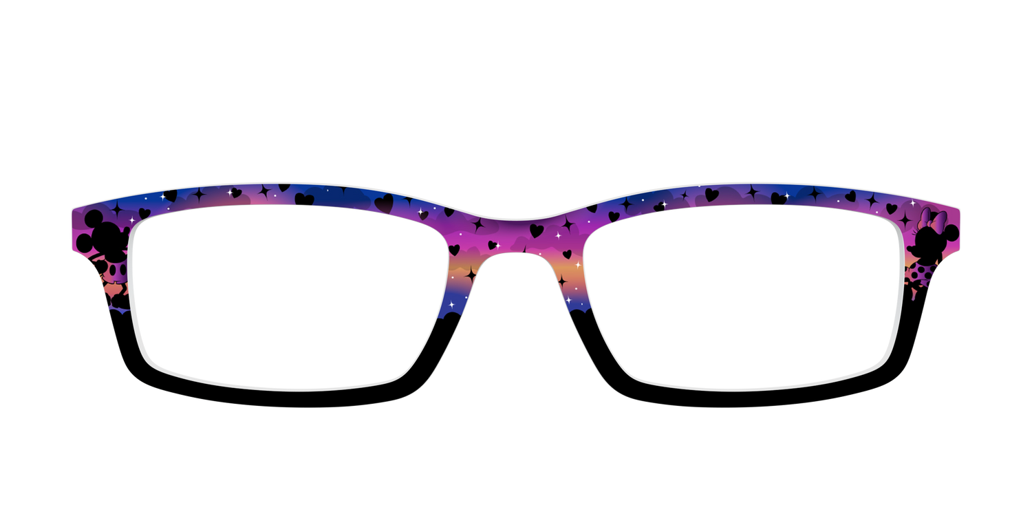 The Mickey & Minnie Shadow Play - Front Top Image - Pair Eyewear