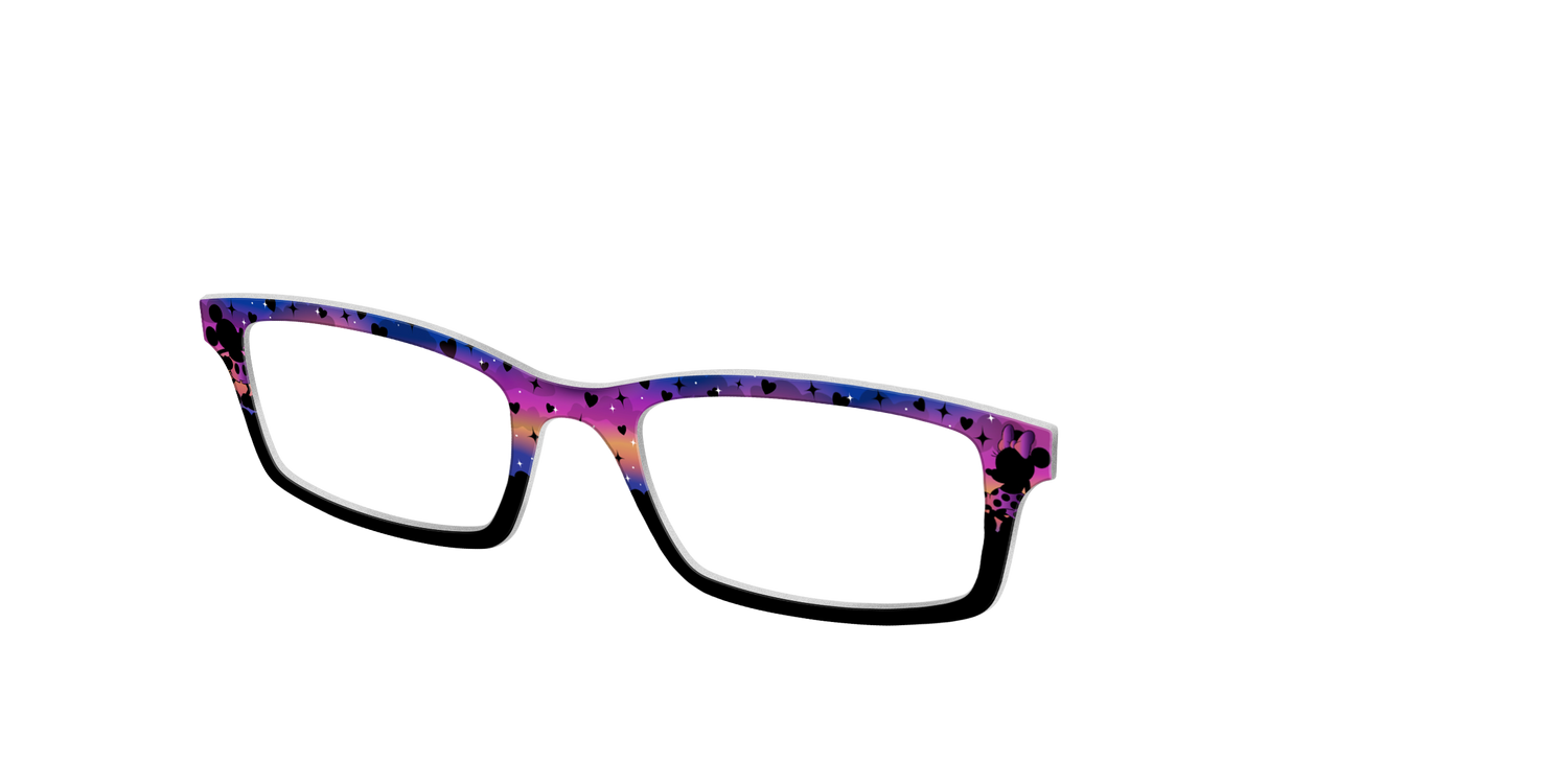 The Mickey & Minnie Shadow Play - Angle Top Image - Pair Eyewear