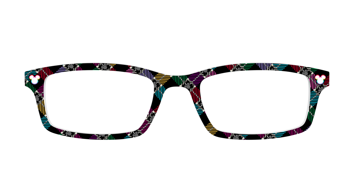 The Mickey Plaid - Front Top Image - Pair Eyewear