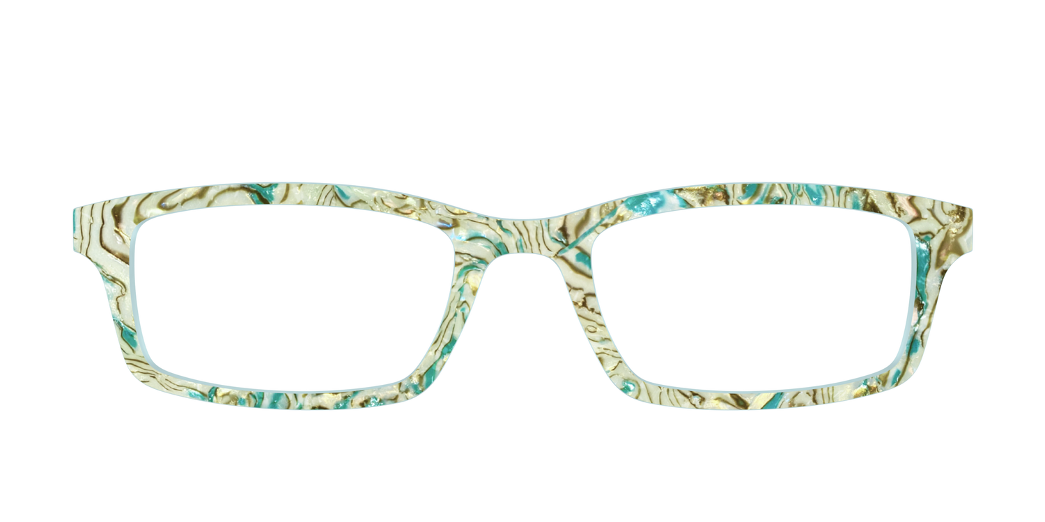 The Mint Jasper Pearl Marble - Front Top Image - Pair Eyewear