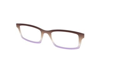 The Mocha to Light Lavender Gradient - Angle Top Thumbnail - Pair Eyewear