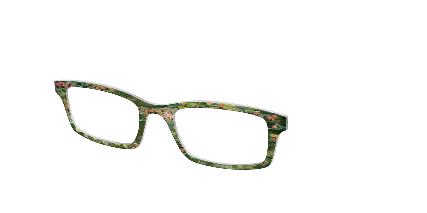 Monet Water Lilies - Angle Top Image - Pair Eyewear