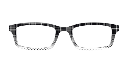 The Monochrome Plaid & Polka Dots - Pair Eyewear