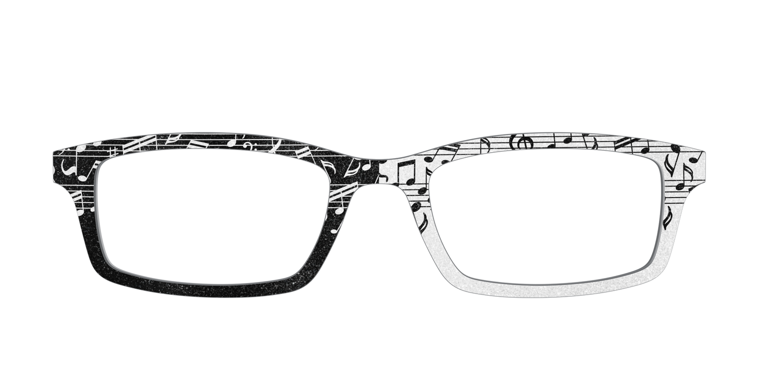 The Musical Shimmer Split - Front Top Image - Pair Eyewear