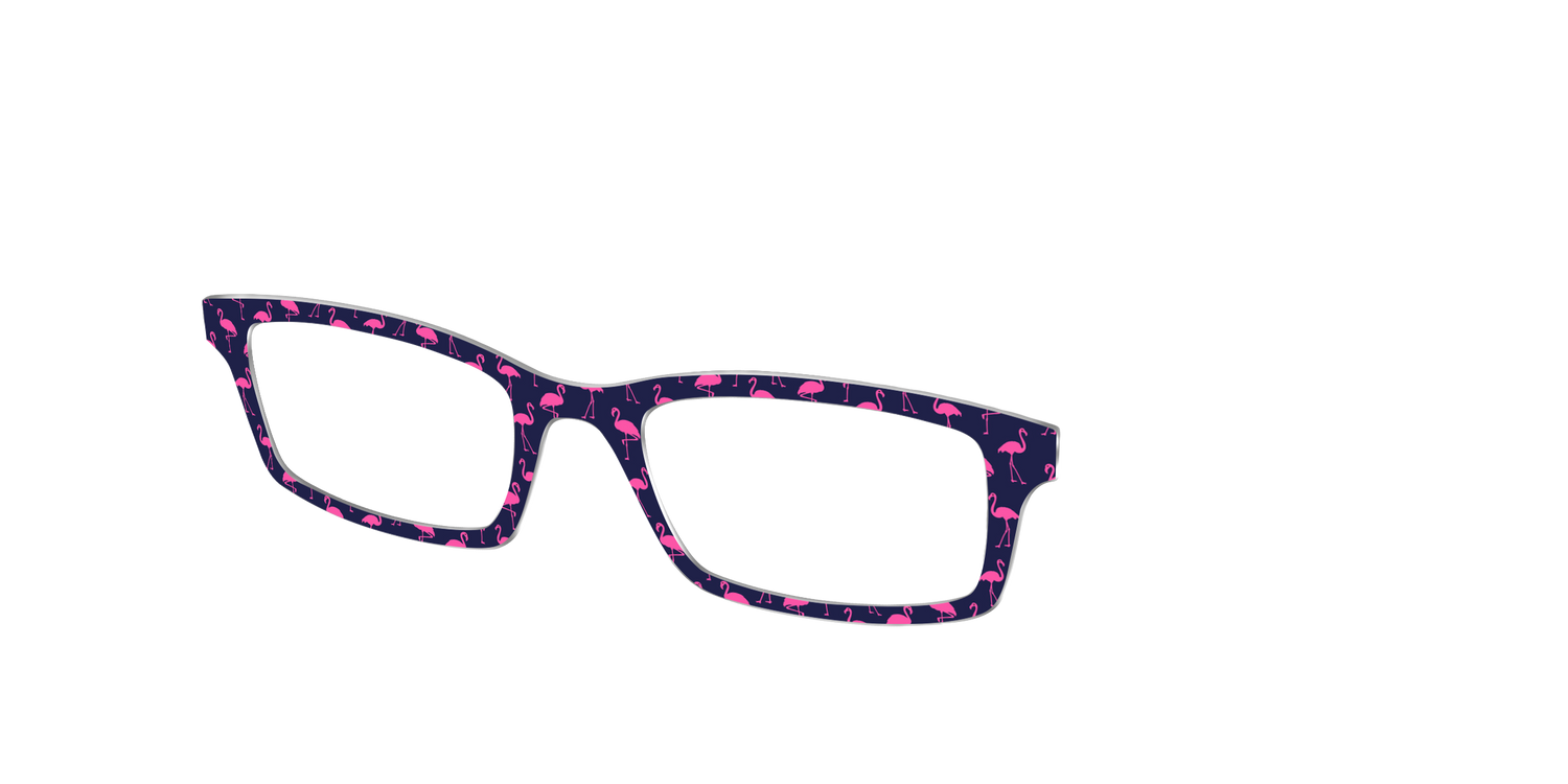 The Navy Flamingos - Angle Top Image - Pair Eyewear