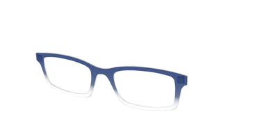 The Navy Gradient Crystal - Angle Top Thumbnail - Pair Eyewear