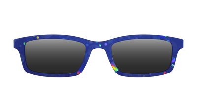 The Polarized Navy Holographic Bubbles Sun Top - Front Top Thumbnail - Pair Eyewear