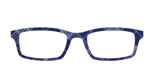 The Navy Twill Plaid - Pair Eyewear