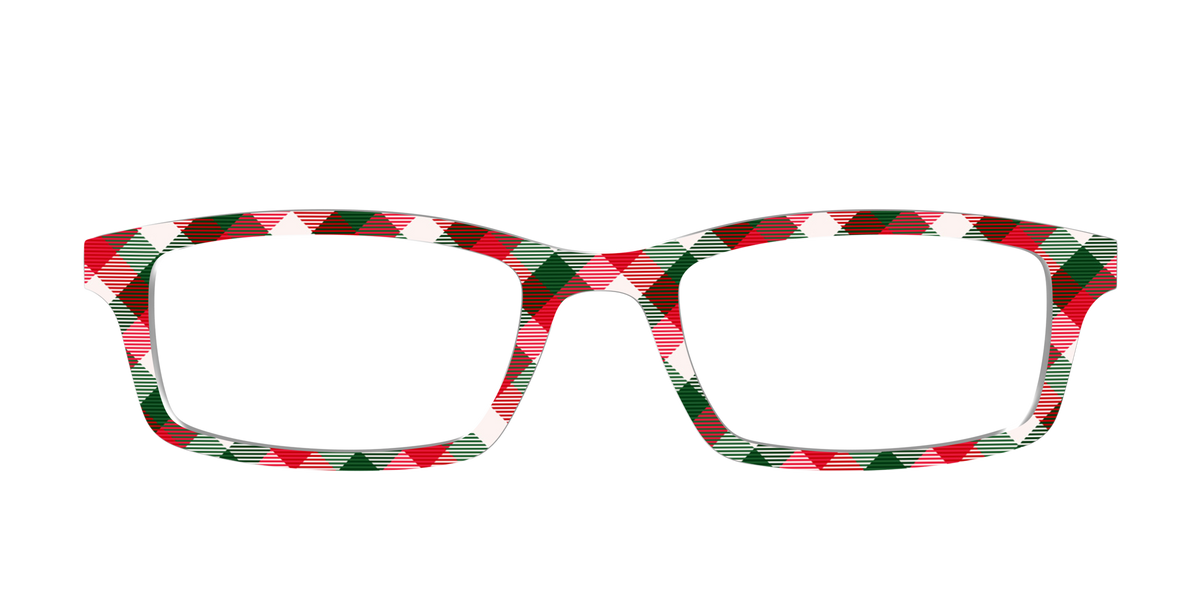 The Nice List Plaid - Front Top Image - Pair Eyewear