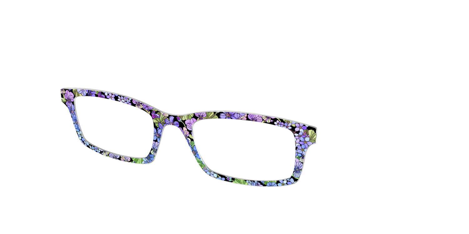 The Night-Blooming Stained Glass - Angle Top Image - Pair Eyewear