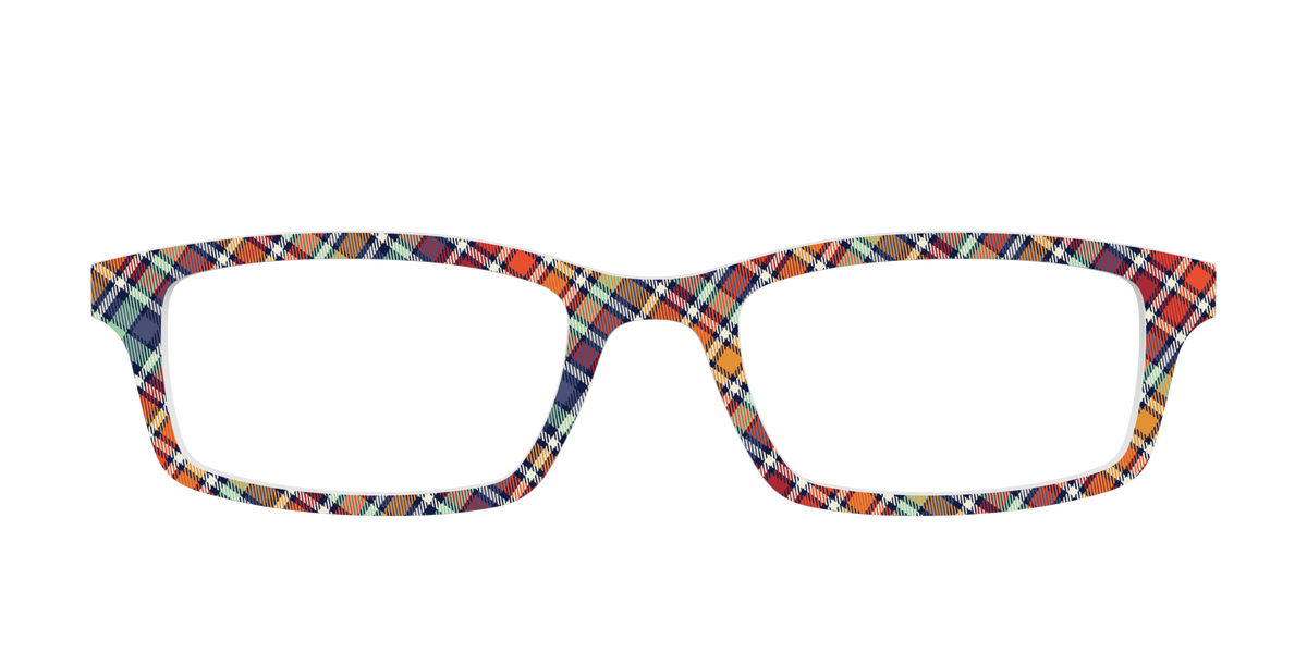 The Nordic Plaid - Front Top Image - Pair Eyewear