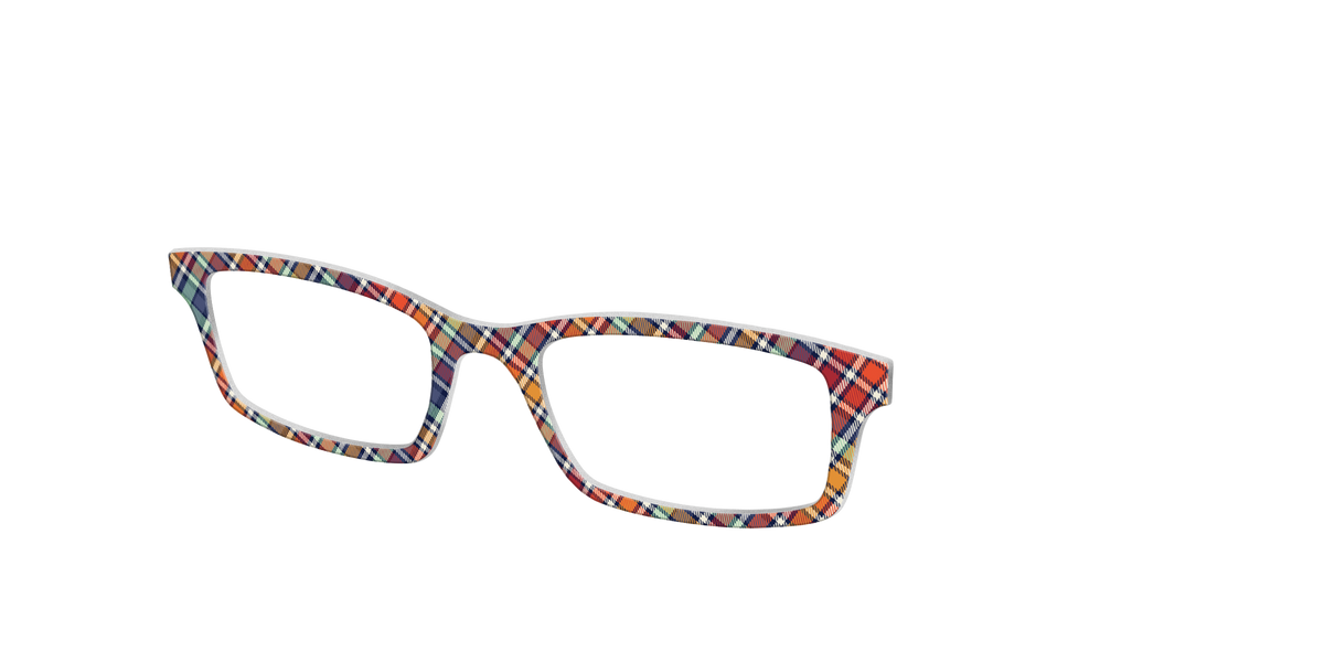 The Nordic Plaid - Angle Top Image - Pair Eyewear