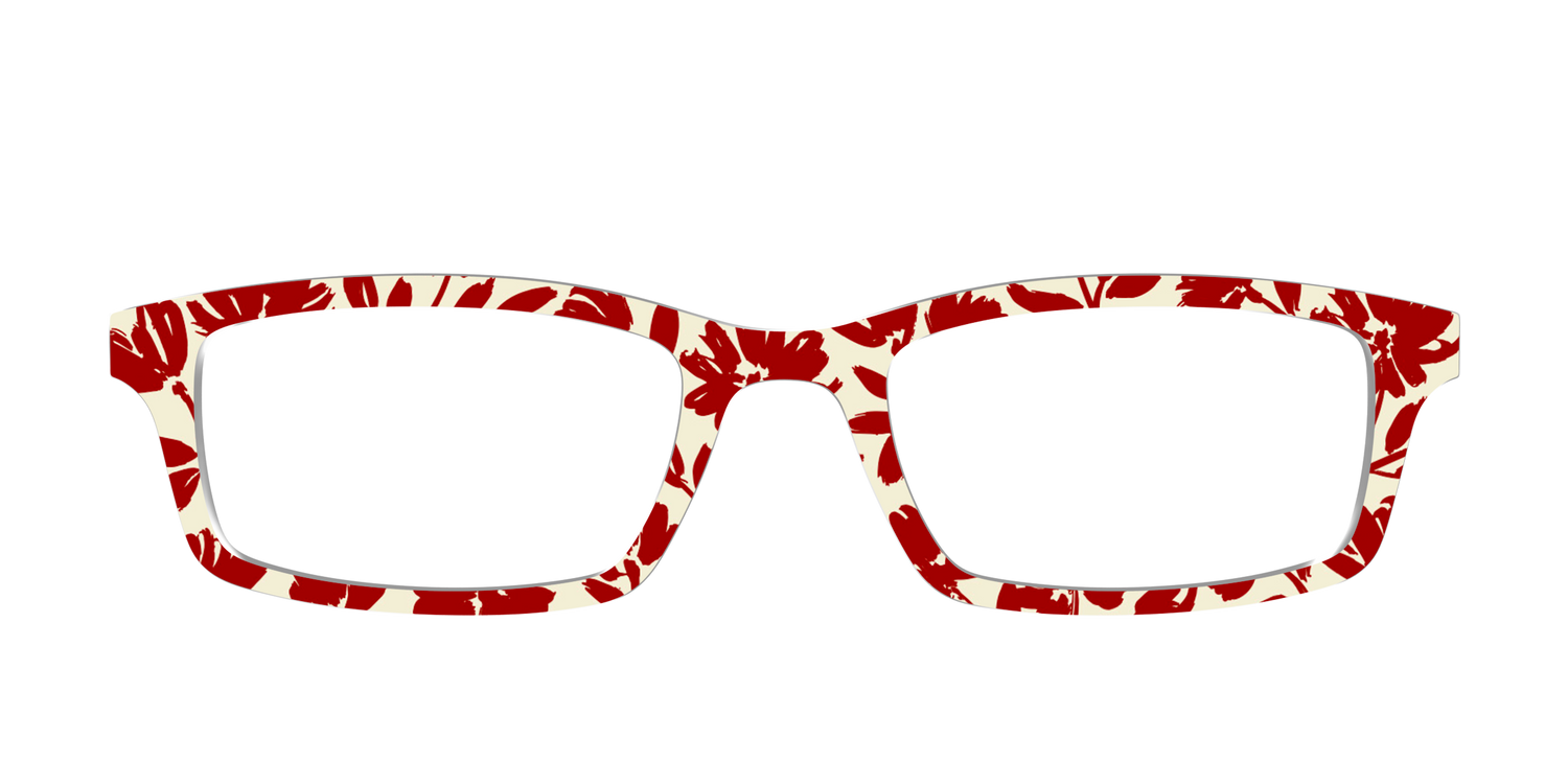 The Painterly Petals - Front Top Image - Pair Eyewear
