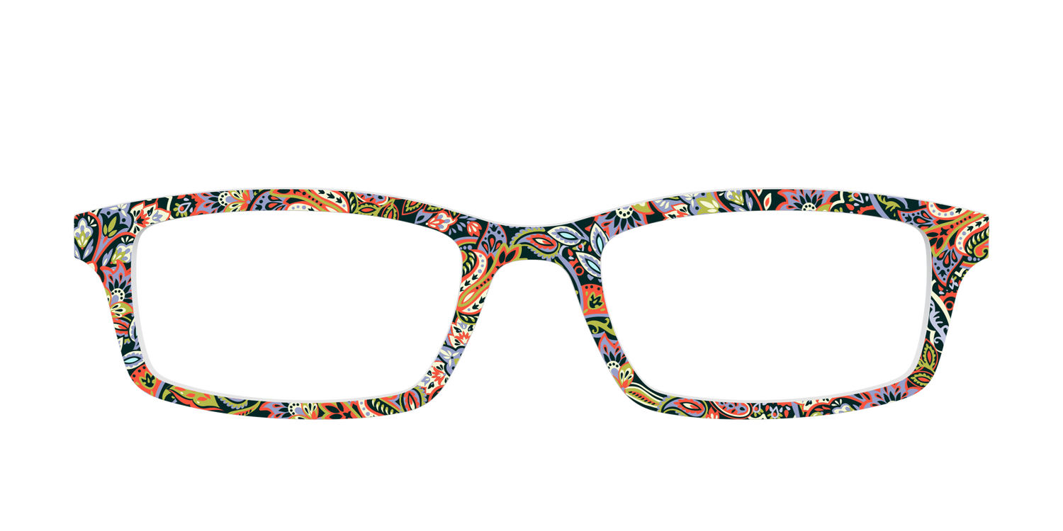The Paradise Paisley - Front Top Image - Pair Eyewear
