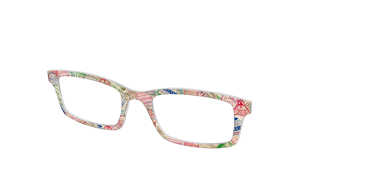 The Passport Stamps - Angle Top Image - Pair Eyewear