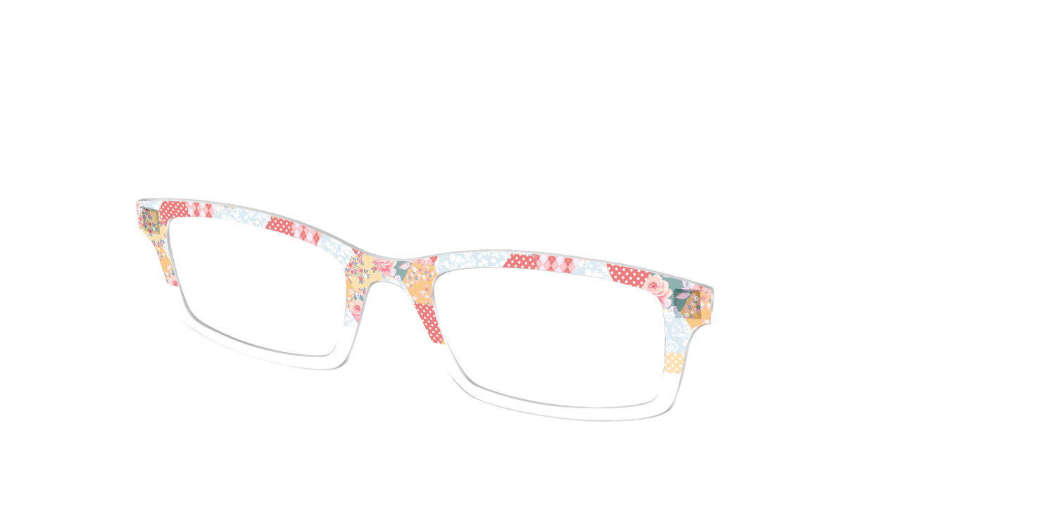 The Patchwork Hexagon Crystal Split - Angle Top Image - Pair Eyewear