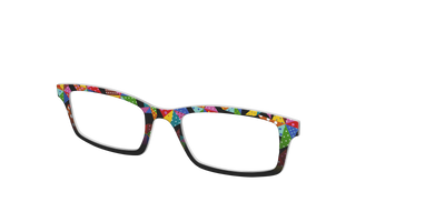 The Patchwork Pinwheels - Angle Top Thumbnail - Pair Eyewear