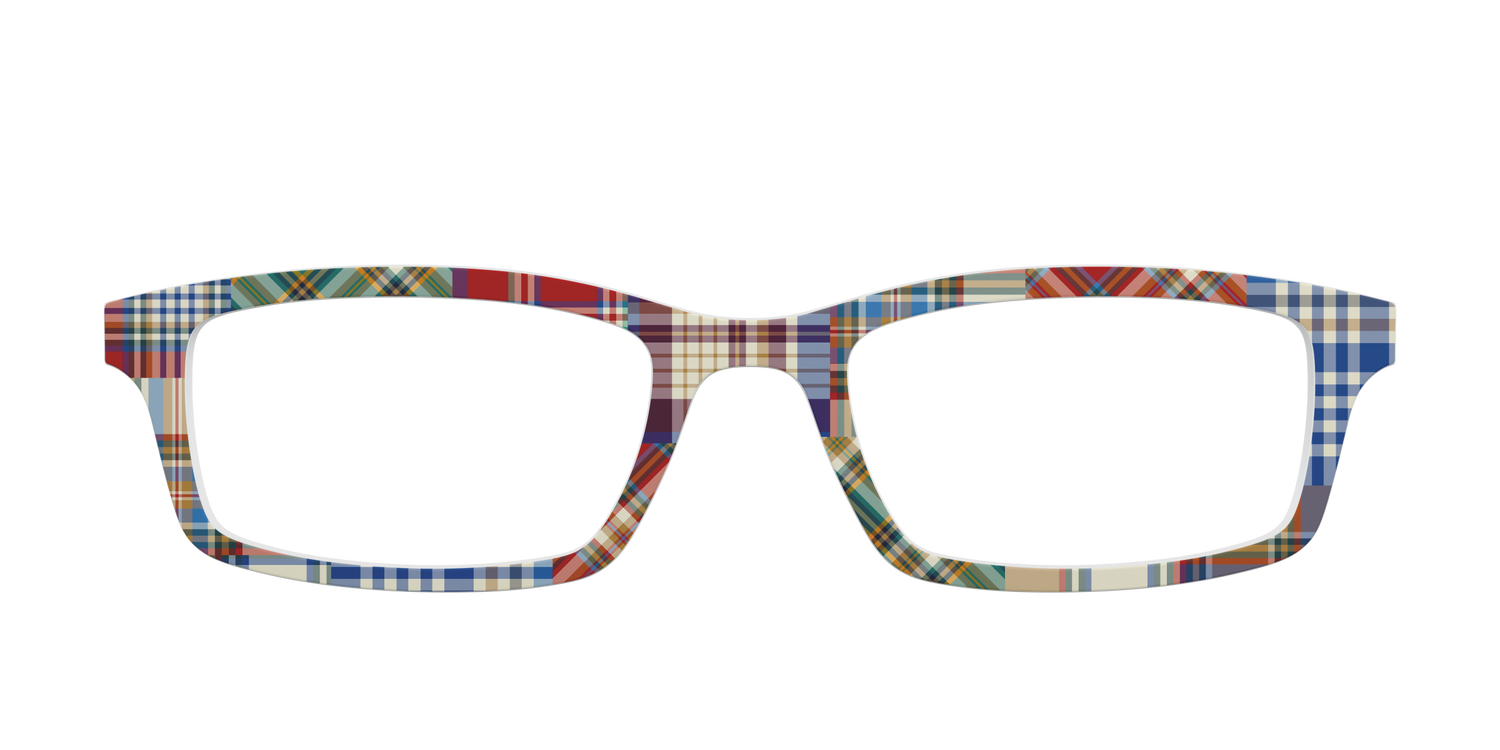 The Patchwork Plaid - Front Top Image - Pair Eyewear
