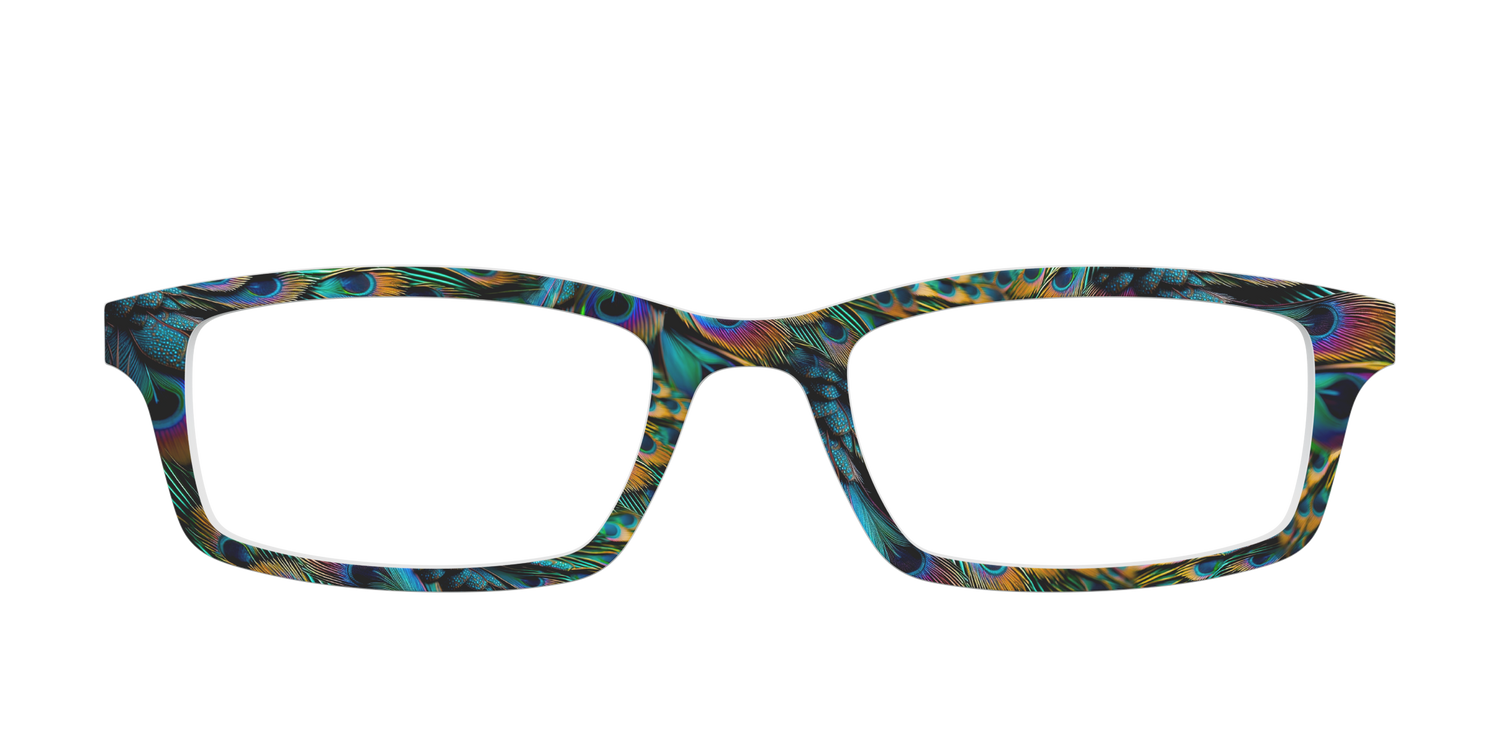 The Peafowl Feathers - Front Top Image - Pair Eyewear