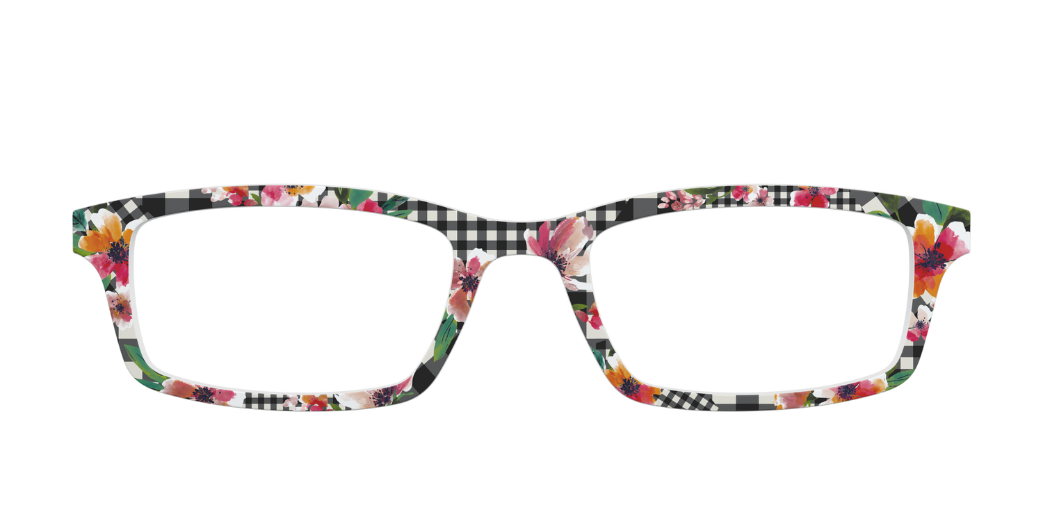 The Petal Plaid - Front Top Image - Pair Eyewear