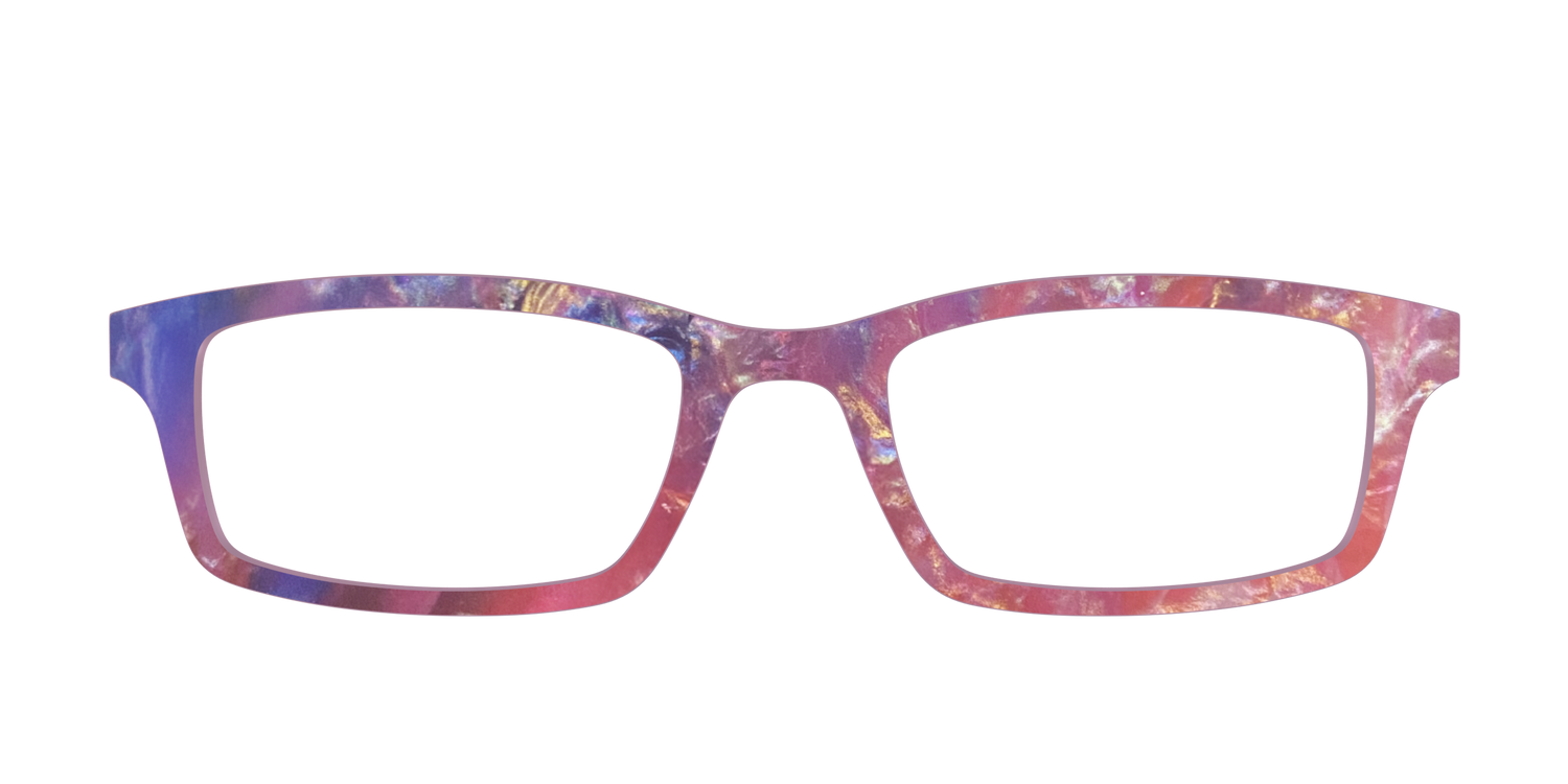 The Pink Nebulous Pearl - Front Top Image - Pair Eyewear