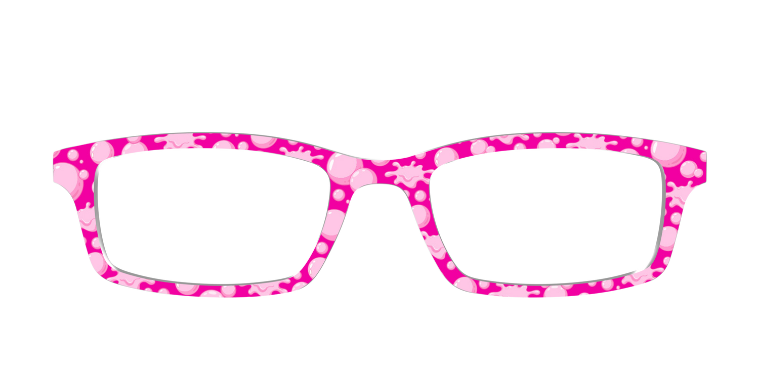 The Pink Pop Bubbles - Front Top Image - Pair Eyewear