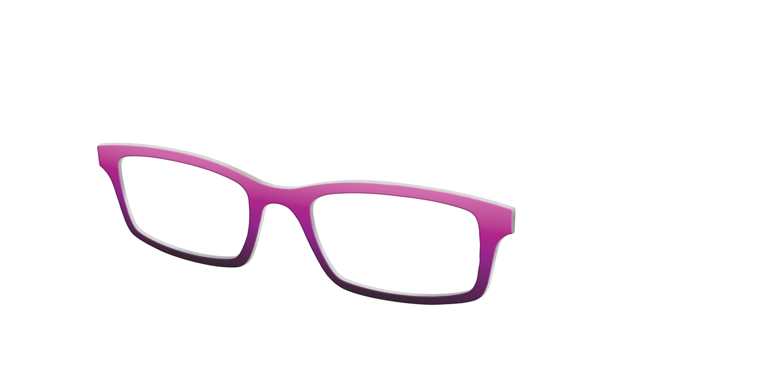 The Pink to Plum Gradient - Angle Top Image - Pair Eyewear