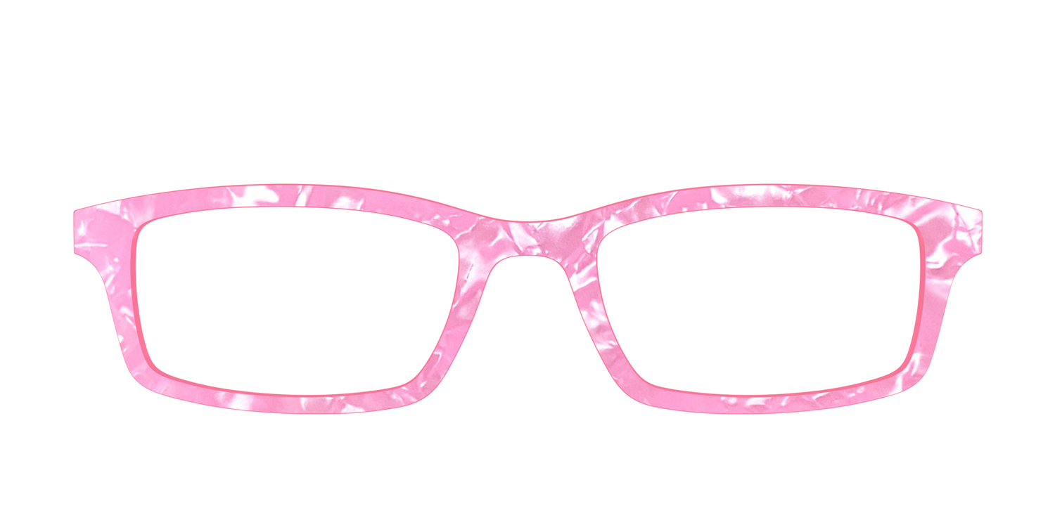 The Pink Tourmaline Pearl Marble - Front Top Image - Pair Eyewear