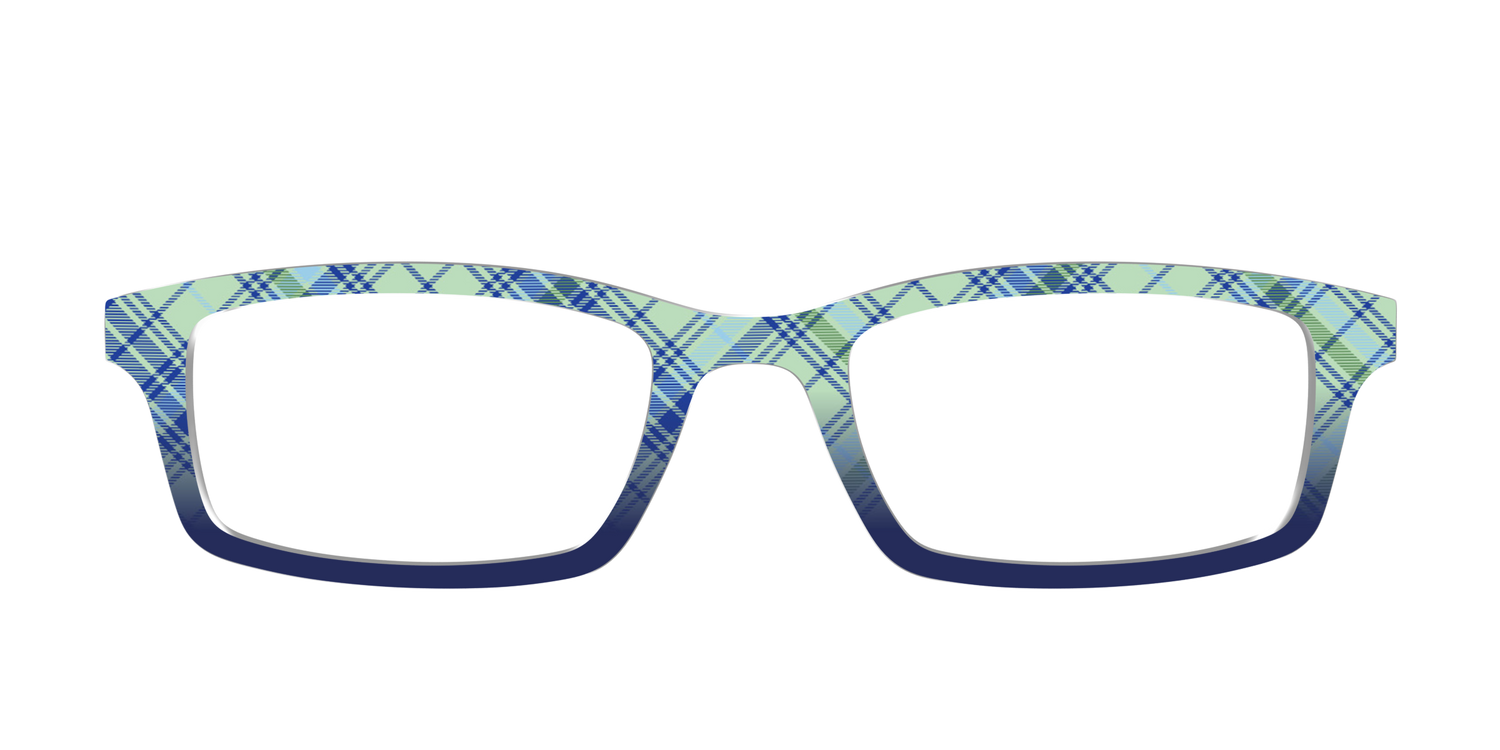 The Poetic Plaid - Front Top Image - Pair Eyewear