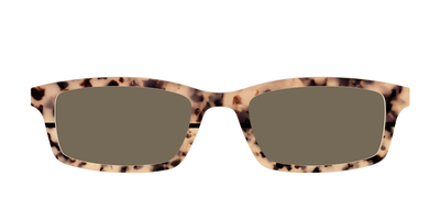 The Polarized Bisque Tortoise Split Sun Top - Front Top Thumbnail - Pair Eyewear