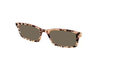 The Polarized Bisque Tortoise Split Sun Top - Angle Top Thumbnail - Pair Eyewear