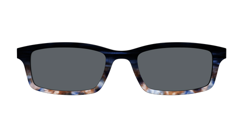 The Polarized Blue Horn Tortoise Sun Top - Pair Eyewear