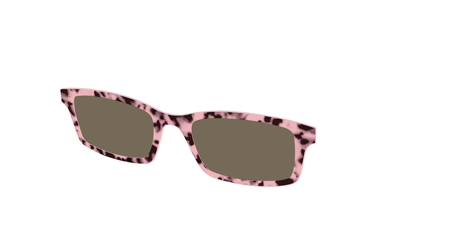 The Polarized True Love Tort Sun Top - Angle Top Image - Pair Eyewear