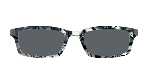 The Polarized Zebra Pearl Split Sun Top - Pair Eyewear