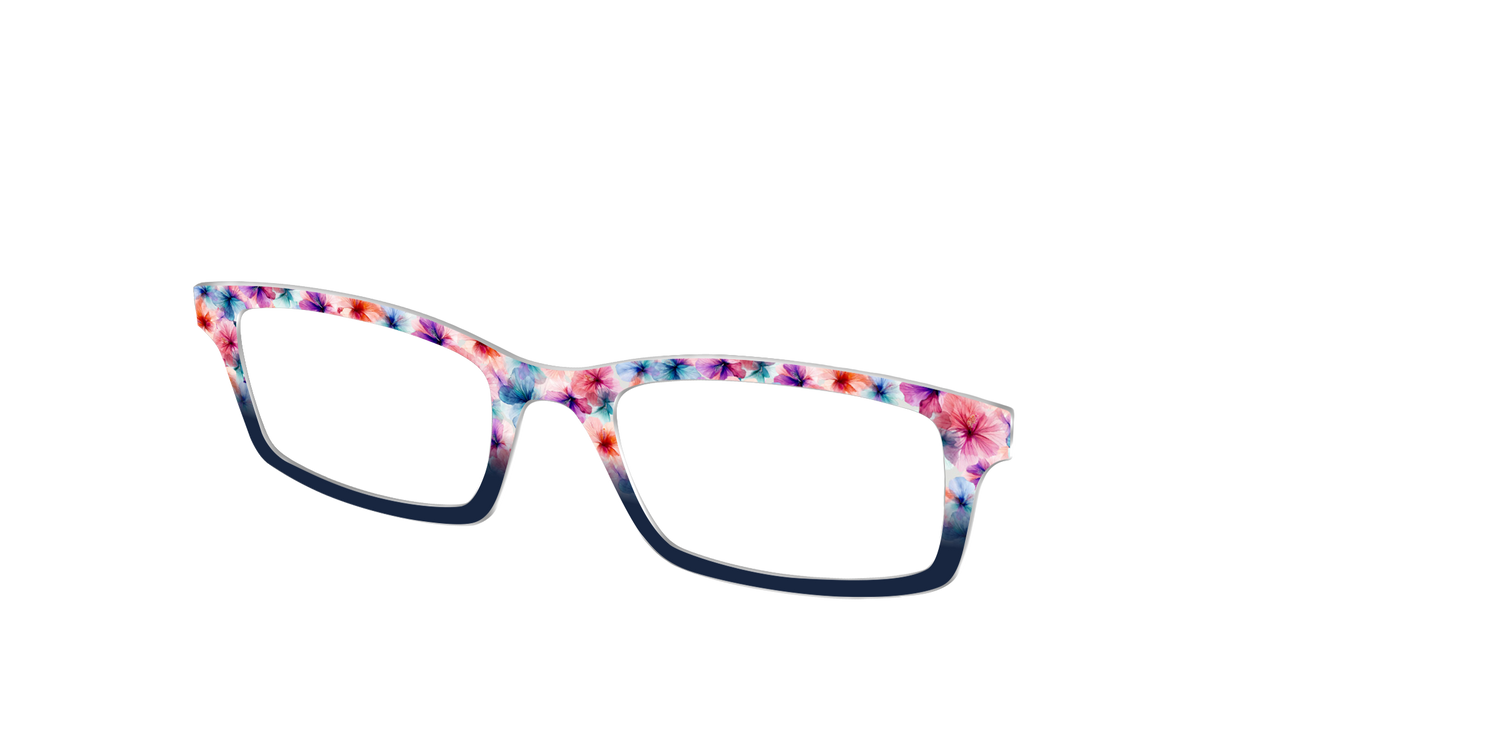 The Pressed Hibiscus - Angle Top Image - Pair Eyewear
