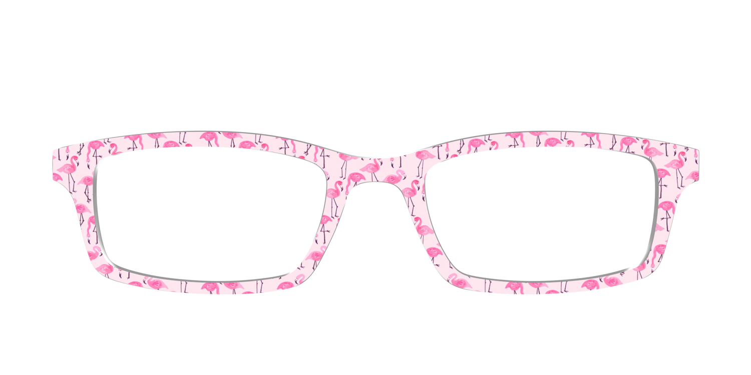 The Pretty Pink Flamingos - Front Top Image - Pair Eyewear
