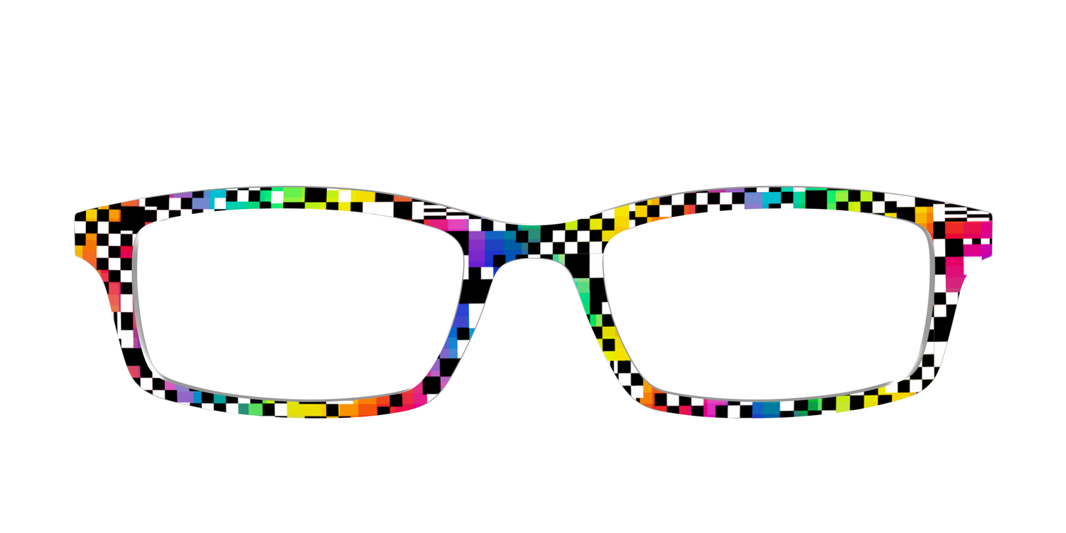 The Prismatic Check - Front Top Image - Pair Eyewear