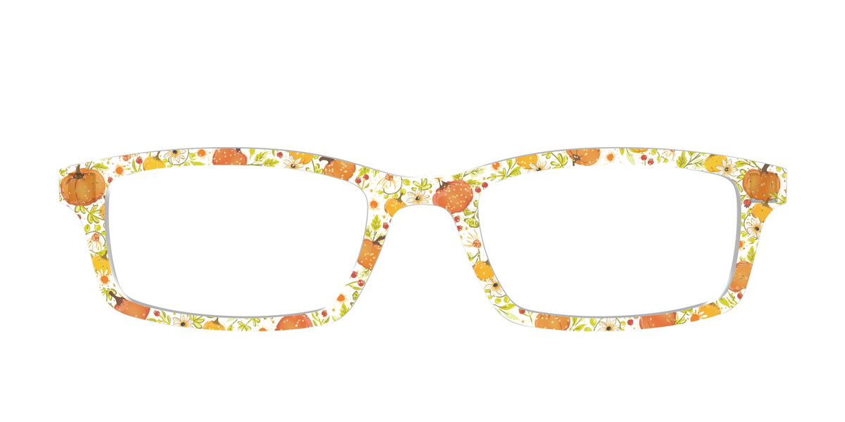The Pumpkin Patch Crystal with Glitter - Front Top Image - Pair Eyewear