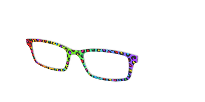 The Rainbow Cheetah - Angle Top Thumbnail - Pair Eyewear