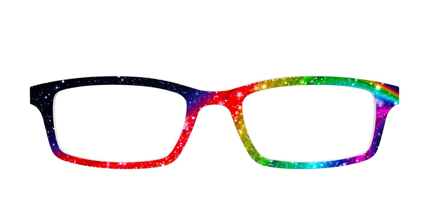 The Rainbow Galaxy - Front Top Image - Pair Eyewear
