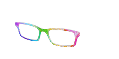 The Rainbow Marble - Angle Top Thumbnail - Pair Eyewear